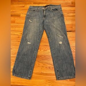 PINK distressed jeans. NWOT.